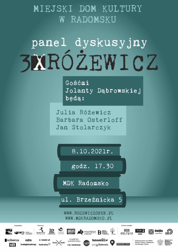 3x Różewicz Panel Dyskusyjny